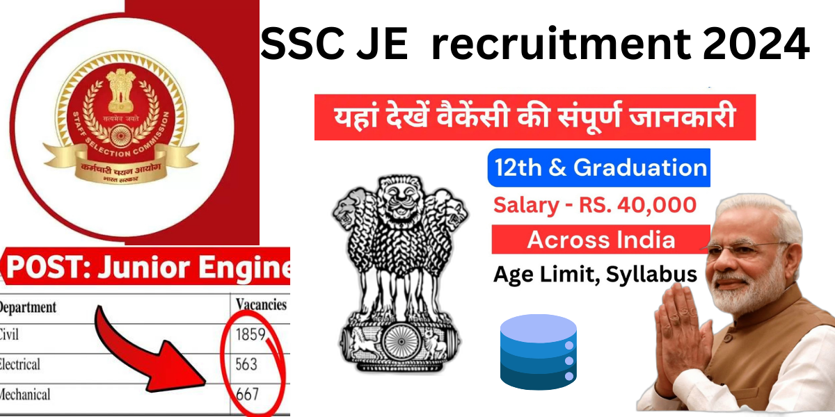 Ssc je recruitment 2024