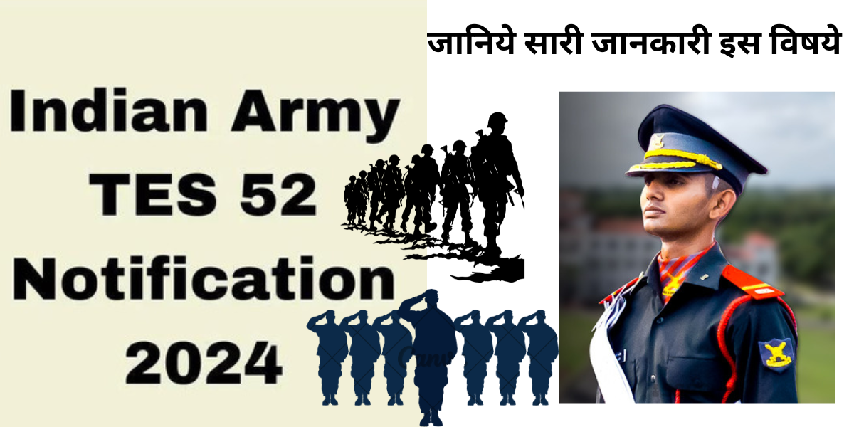 Indian Army TES 52 Notification 2024